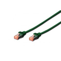 Digitus Patch Cable,S-FTP, CAT 6, AWG 27/7, LSOH, Měď, zelený 2m...