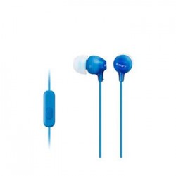 SONY MDR-EX15AP - Sluchátka do uší s mikrofonem - Blue MDREX15APLI.CE7
