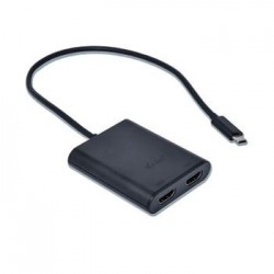 i-Tec USB-C 3.1 na Dual HDMI video adaptér, 2x HDMI 4K C31DUAL4KHDMI
