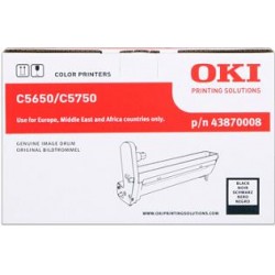 valec OKI C5650/C5750 black 43870008