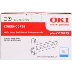 valec OKI C5850/C5950, MC560 cyan 43870023