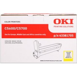 valec OKI C5600/C5700 yellow 43381705