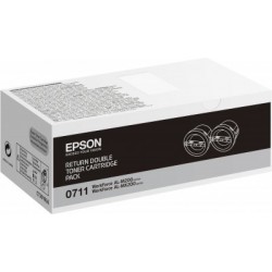 Epson toner AcuLaser M200/MX200 double pack black - return C13S050711