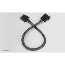 Akasa AK-CBPW02-30 4pin Molex PSU predlžovací kábel 30cm
