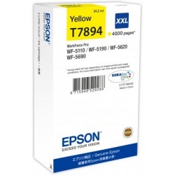 Epson atrament WF5000 series yellow XXL - 34.2ml C13T789440