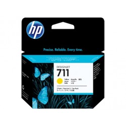 HP náplň č. 711 žltá, 29 ml - 3 ks v balení CZ136A