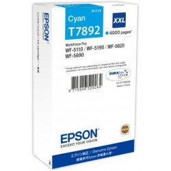 Epson atrament WF5000 series cyan XXL - 34.2ml C13T789240