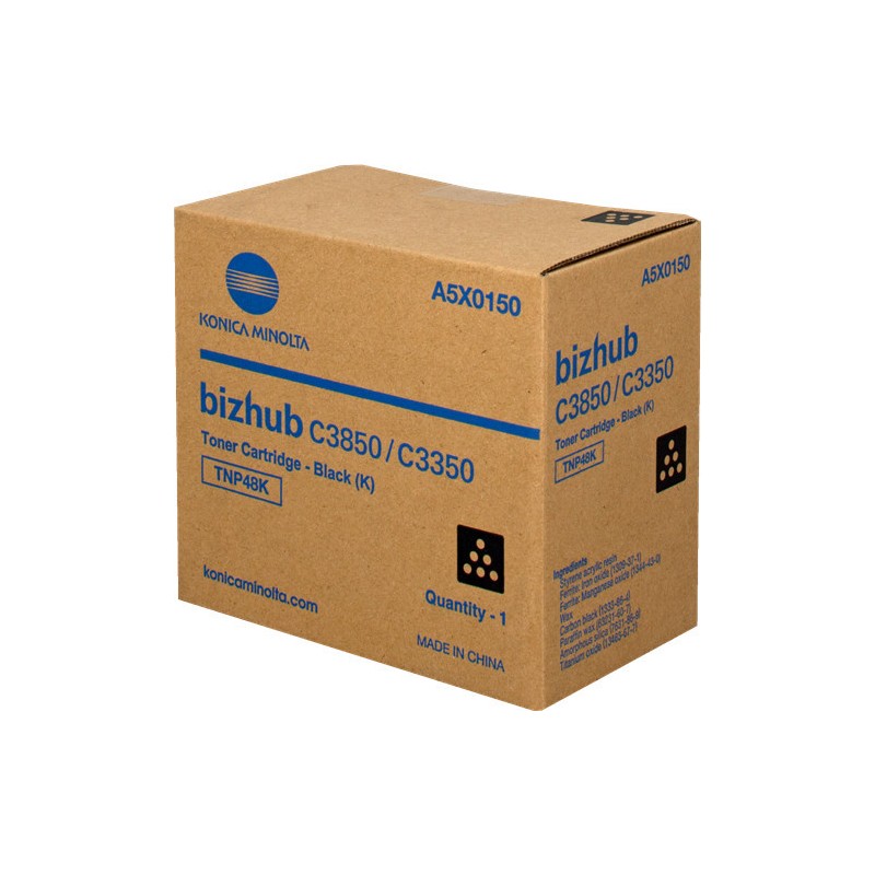Konica Minolta TNP48K Toner (10K) black f. C3350 3850 A5X0150