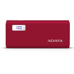 A-DATA Power Bank P12500D, 12500mAh, červená AP12500D-DGT-5V-CRD