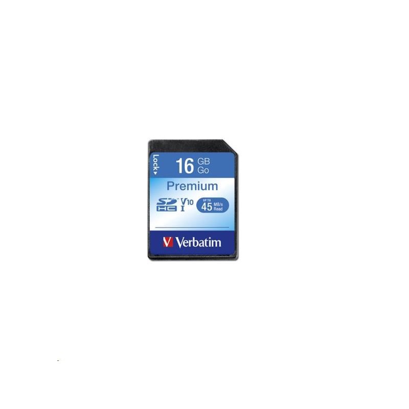 VERBATIM SDHC 16GB Class 10 43962