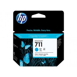 HP náplň č. 711 azúrová, 29 ml - 3 ks v balení CZ134A
