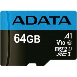 ADATA Premier Micro SDXC karta UHS-I 64GB 85/25 MB/s + adaptér...