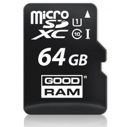 GOODRAM memory card Micro SDXC 64GB Class 10 UHS-I + Adapter...