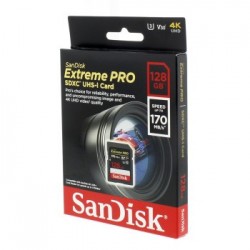 SanDisk Extreme PRO SDXC 128GB 170 MB/s C10 V30 SDSDXXY-128G-GN4IN