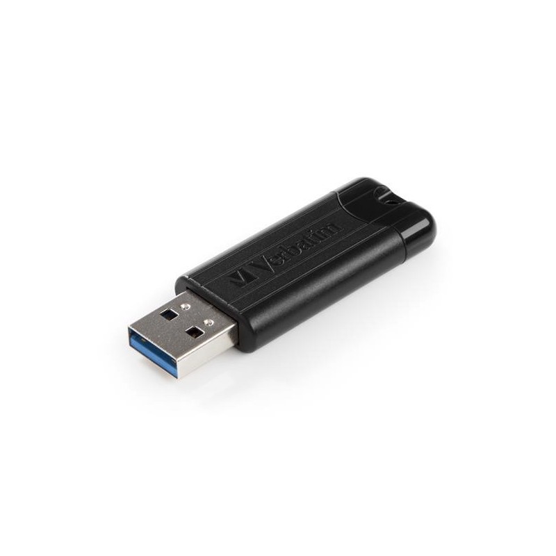 VERBATIM flashdisk 64GB USB 3.0 PinStripe USB Drive - Černý 49318
