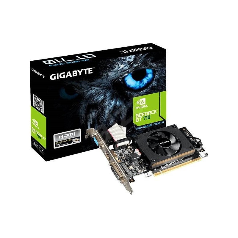 Gigabyte GeForce GT 710, 2GB DDR3 (64 Bit), HDMI, DVI, D-Sub GV-N710D3-2GL