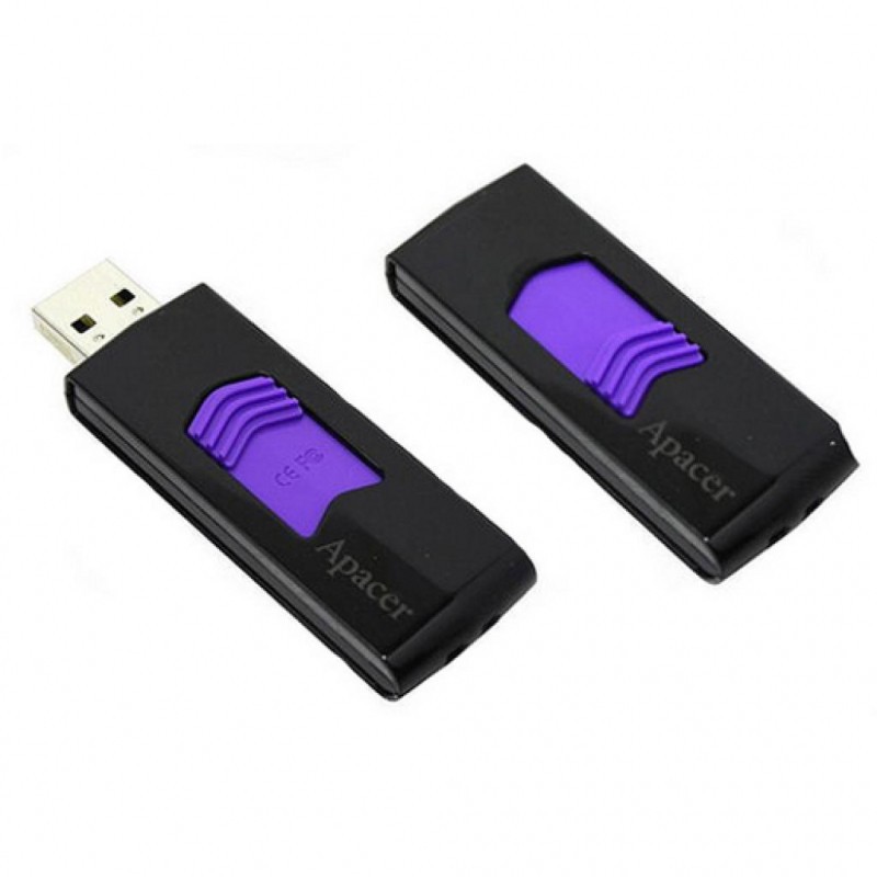 Apacer flash disk 16GB AH332 USB 2.0 fialový AP16GAH332B-1
