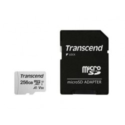 Transcend 256GB microSDXC 300S UHS-I U3 V30 A1 (Class 10) paměťová...
