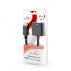 Gembird DisplayPort to VGA adapter cable, black, blister...