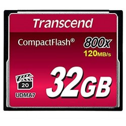 Transcend Compact Flash 32GB 800x TS32GCF800