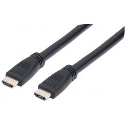 Manhattan kábel pre monitory HDMI/HDMI V2.0 M/M Ethernet CL3 10m...