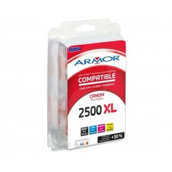 multipack ARMOR CANON PGI2500XL Black+CMY HC pre MAXIFYiB4050,MB5050,MB5350 1x76ml/ 3x25ml B10477R1