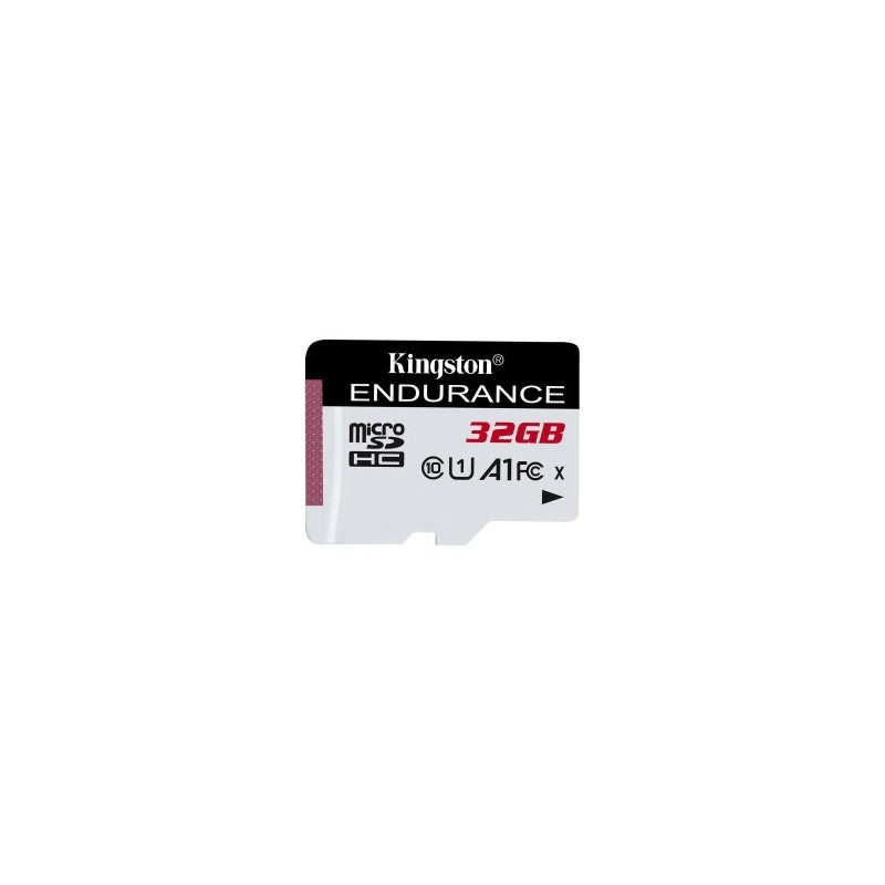 32 GB microSD karta Kingston High Endurance Class 10 UHS-I U1 (r95MB/s, w30MB/s) bez adaptéra SDCE/32GB
