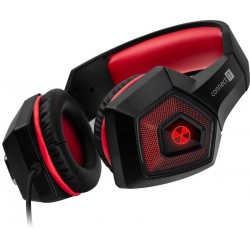 CONNECT IT BATTLE RNBW Ed. 2 herní sluchátka s mikrofonem, USB, 3,5mm Jack,ČARNO-ČERVENÁ CHP-5500-RD