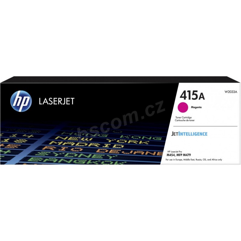 HP 415X Magenta LaserJet Toner Cartridge for M454, M479, 6 000 str. W2033X