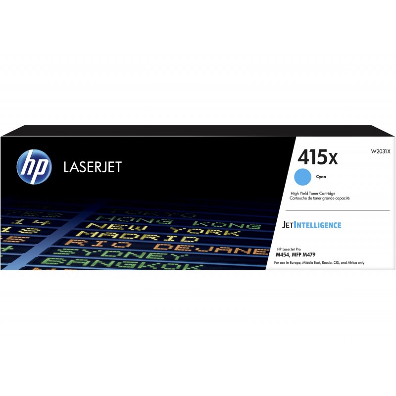 HP 415X Cyan LaserJet Toner Cartridge pre M454, M479, 6 000 str. W2031X