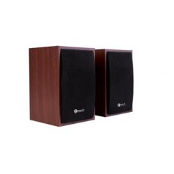 C-TECH reproduktory SPK-09, 2.0, dřevěné, USB napájení, 4W, 3,5mm...