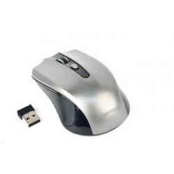 Myš GEMBIRD MUSW-4B-04-BG, černo-šedá, bezdrátová, USB nano...