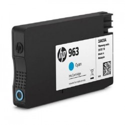 HP 963 Cyan Original Ink Cartridge - 700 stran pro OJ 9010,...