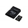 KINGSTON 128GB microSDHC CANVAS Plus Memory Card 100MB/85MBs- UHS-I class 10 Gen 3 SDCS2/128GB